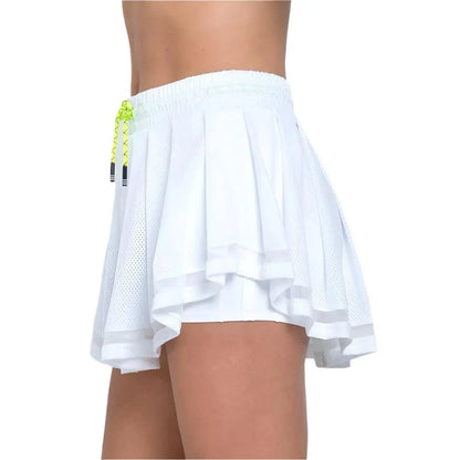 Women's High Waist Real Tulle Tennis Skort