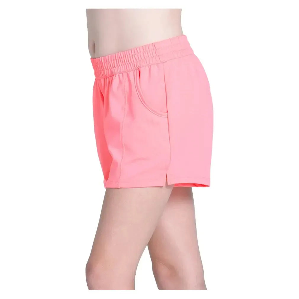 Girls' Real Cool Pocket Tennis Short Flamingo