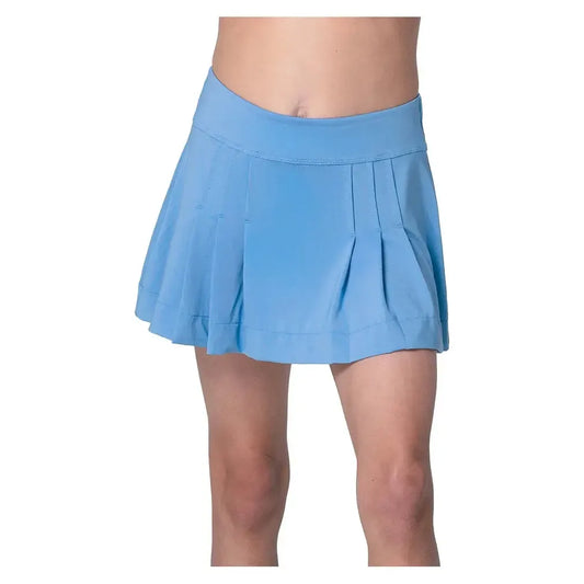 Women's Elite Pleat Tennis Skort Periwinkle-Apparel-Lucky In Love-B171-432F25-Tennis Express