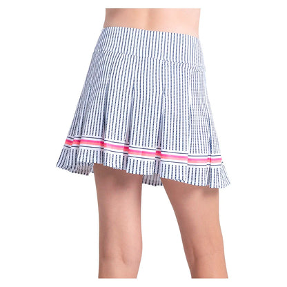 Girls' Pinstripe Pop Tennis Skort White