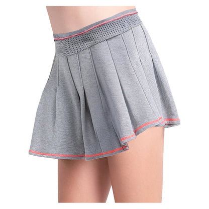 Girls' Chill Day Tennis Skort Heather Grey