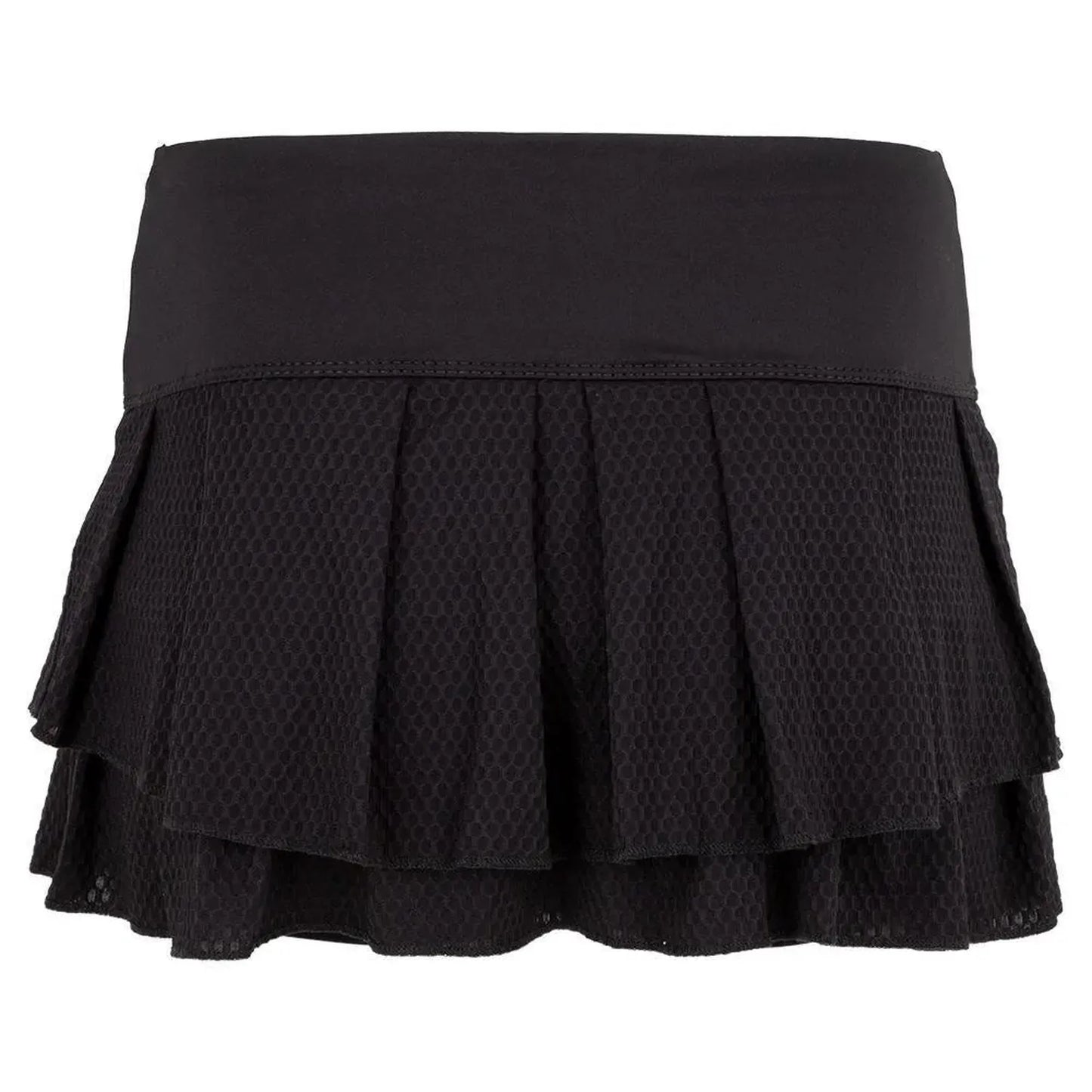 Women's Wavy Pleat Tier Tennis Skort