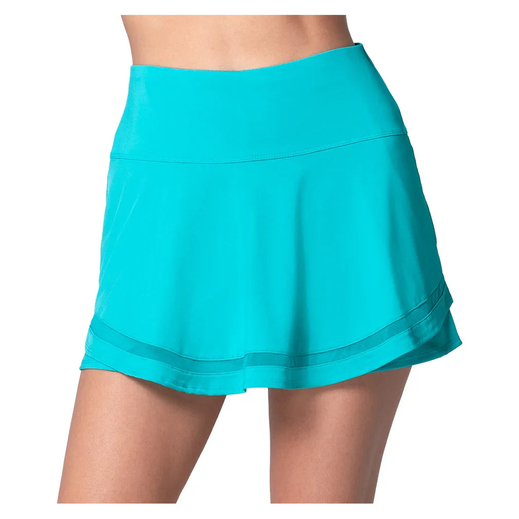 Women's Double Court Tennis Skort Aquamarine-Apparel-Lucky In Love-CB674-416H25-668829Tennis Express