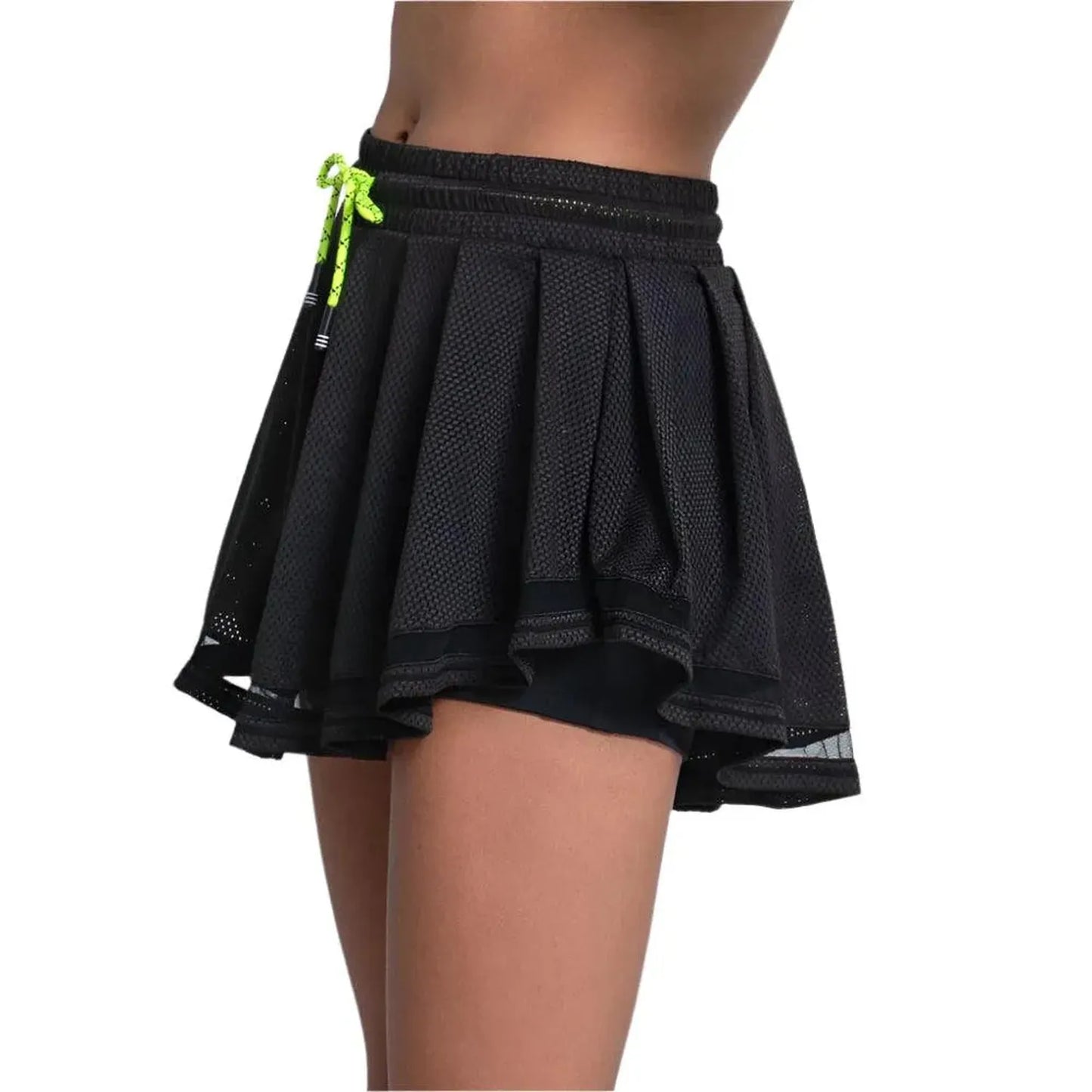 Women's High Waist Real Tulle Tennis Skort