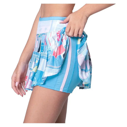 Women's Linen Intuition Tennis Skort Periwinkle