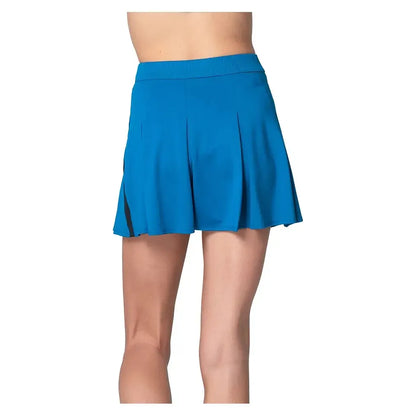 Women's Pleat Party Tennis Skort Electric Blue