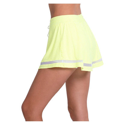 Women's High Waist Seersucker Tennis Skort