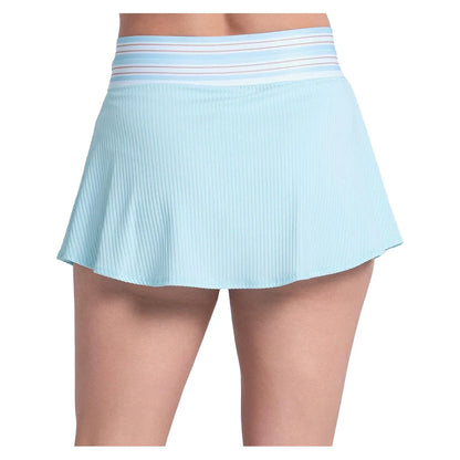Women's High Waist Riviera Wave Tennis Skort Wave
