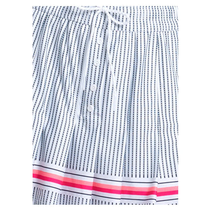 Women's High Waisted Glow Stripe Tennis Skort Multicolor