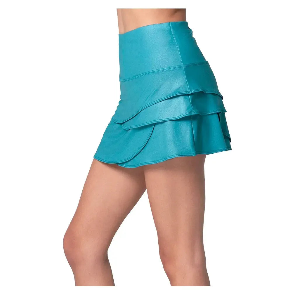 Women's All That Shimmers Scallop Tennis Skort