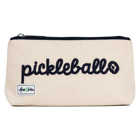 Women's Brush It Off Pickleball Cosmetic Case-Bags-Ame and Lulu-CBC-P-S25-stit-1-Tennis Express