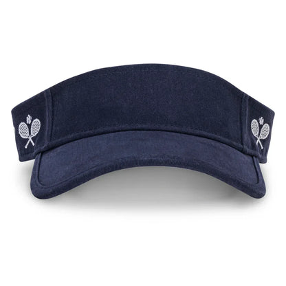 Women's Country Club Visor w/ Crossed Racquets