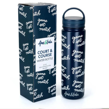 Court and Course Tennis Water Bottle