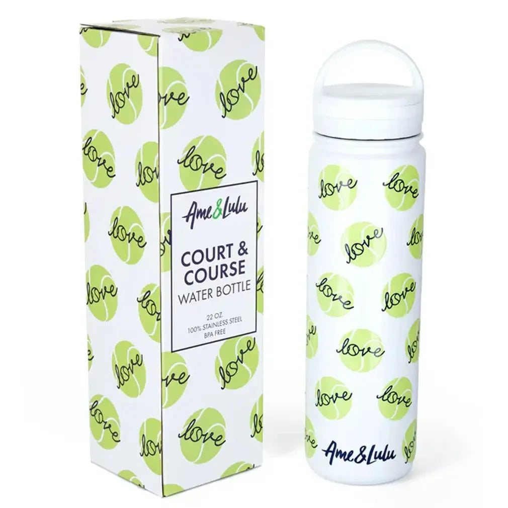 Court and Course Tennis Water Bottle