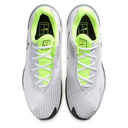 Men's Air Zoom Vapor Cage 4 Tennis Shoes White and Black