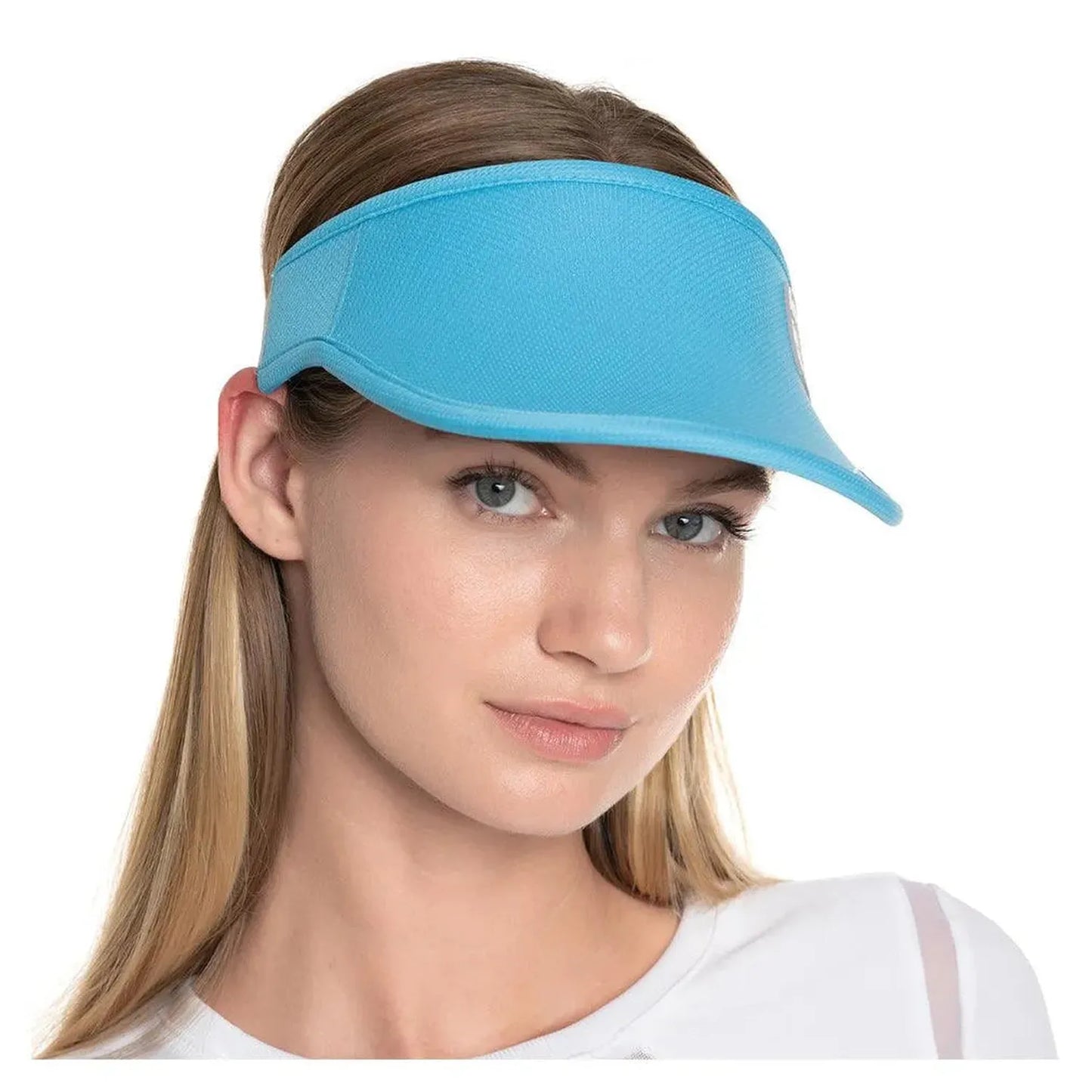 Women's Lucky Logo Stretch Tennis Visor