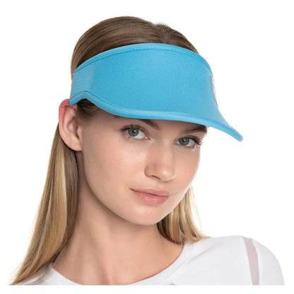 Women's Lucky Logo Stretch Tennis Visor