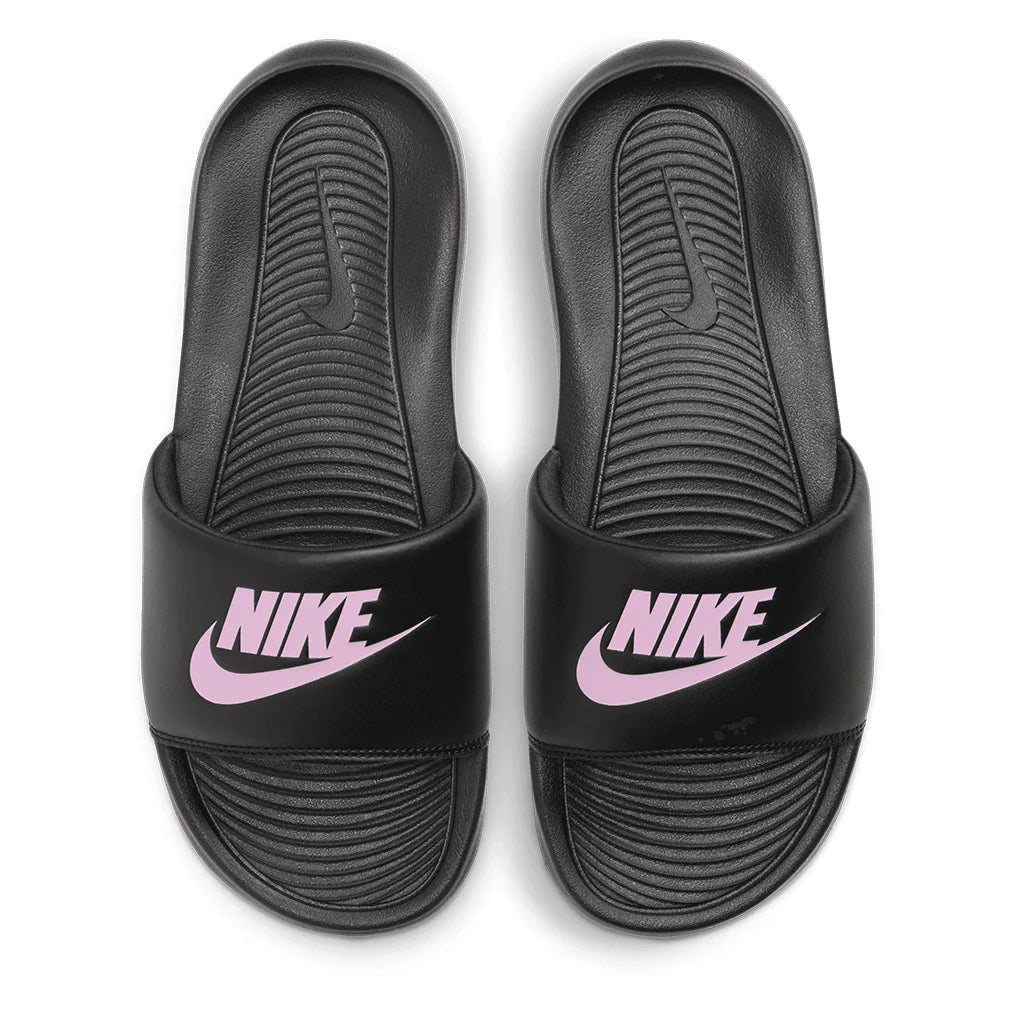Women`s Victori One Slides Black and Lt Arctic Pink