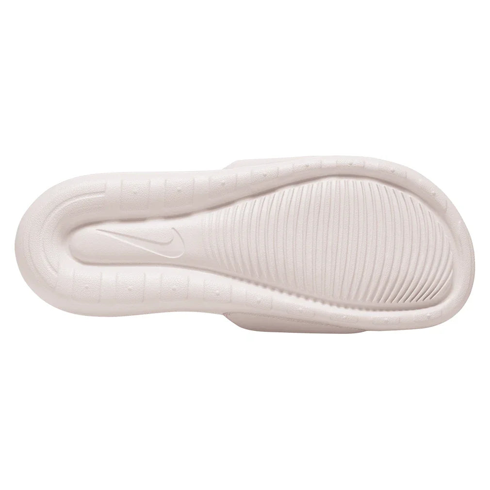 Women`s Victori One Slides Barely Rose and Metallic Silver
