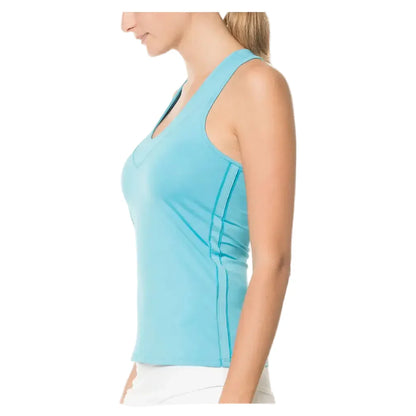 Women's V-Neck Tennis Tank with Bra