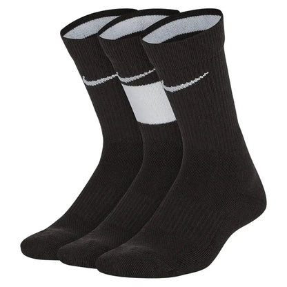 Juniors' Elite Crew Socks 3 Pairs-Socks-Nike-CW6063-010-2-Tennis Express