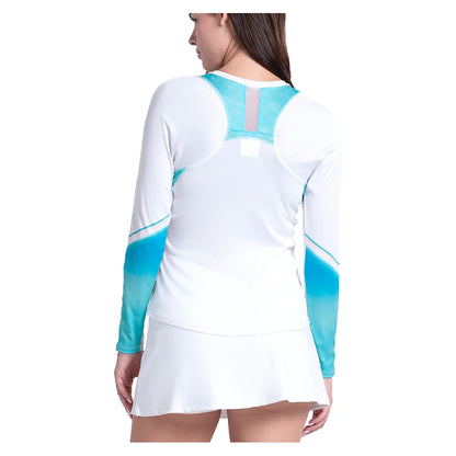 Women's Sun Beat Long Sleeve Tennis Top White
