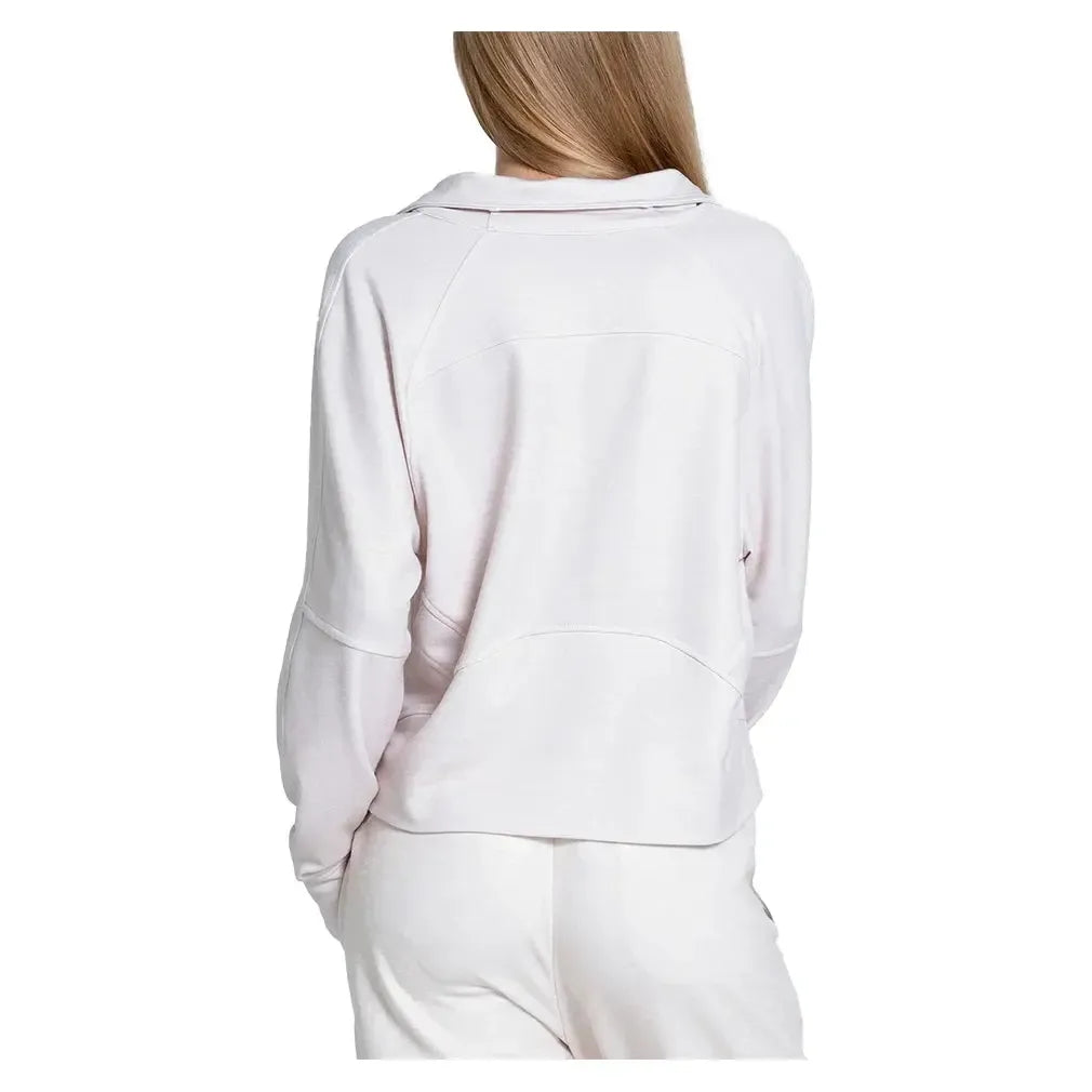 Women's Renew Heather 1/4 Zip Long Sleeve Tennis Top