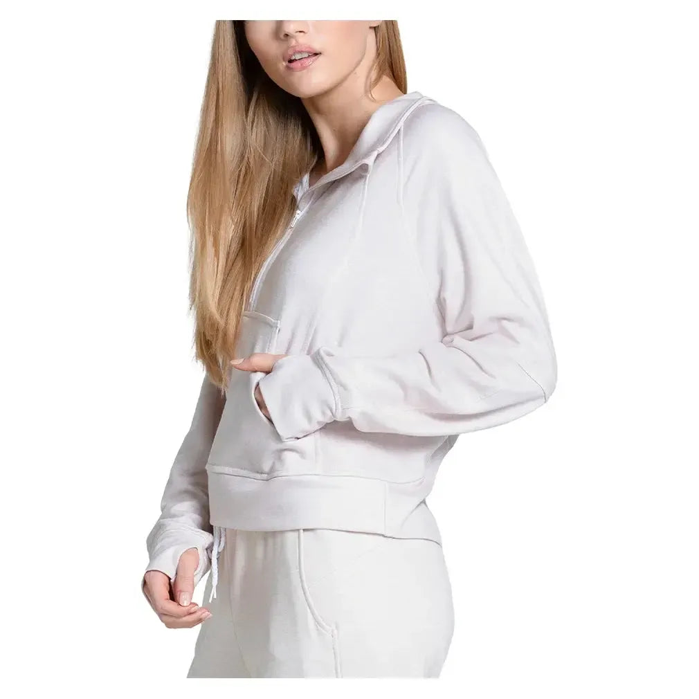 Women's Renew Heather 1/4 Zip Long Sleeve Tennis Top