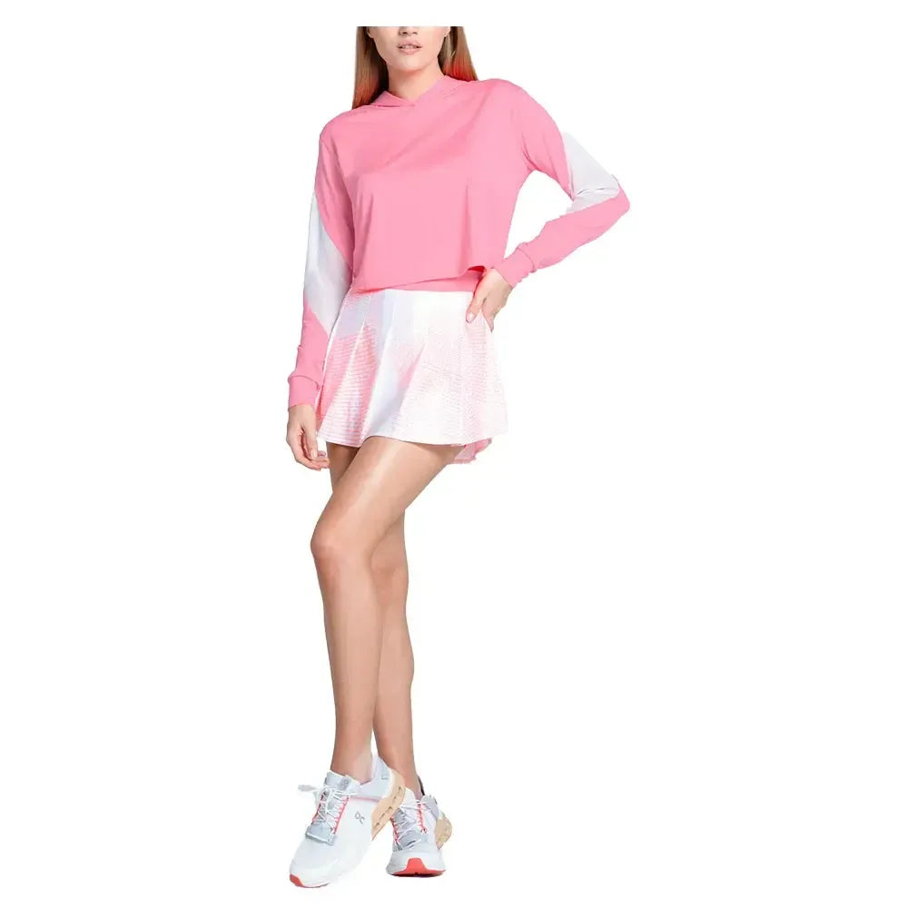 Women's Love Tennis Hoodie Flamingo