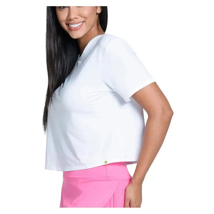 Women's LUV Power Box Tennis Top White