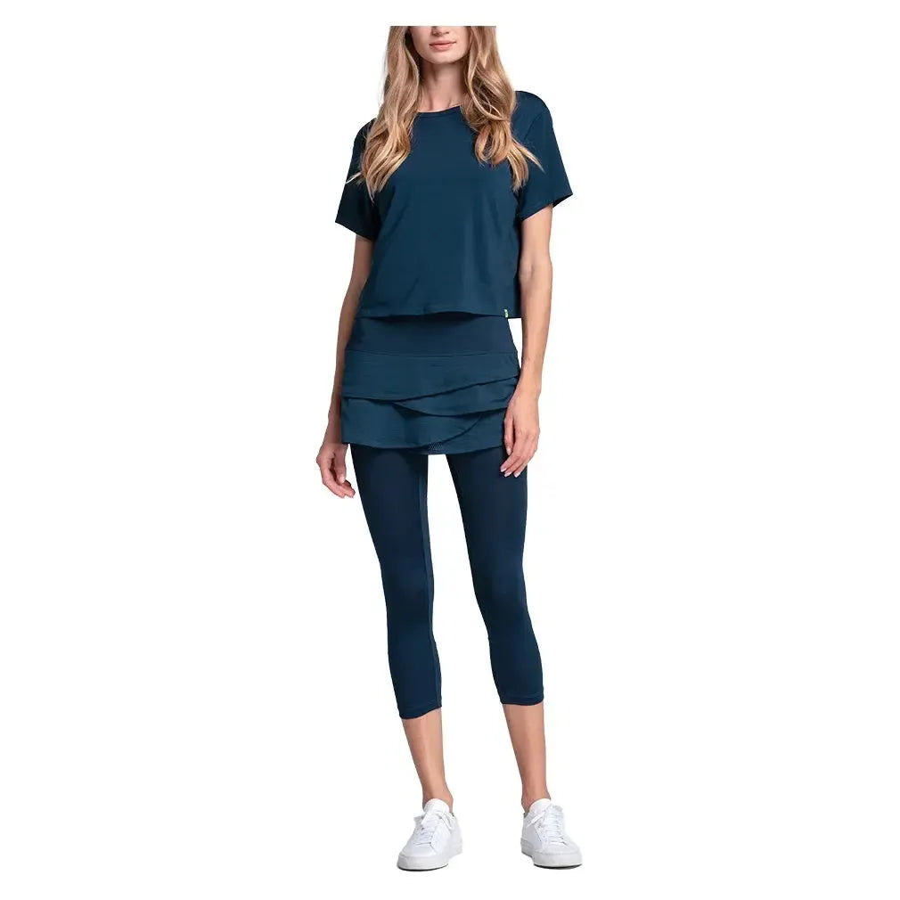 Women's LUV Power Box Tennis Top Midnight