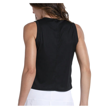 Women's Hip Fit Rib Tennis Muscle Tank