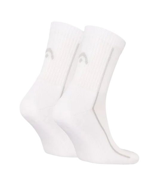 Socks HEAD Performance Crew White (Pack x2)