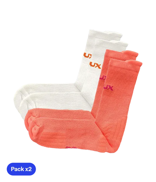 Socks Siux Largos Reveal Rosas/blancos 2025