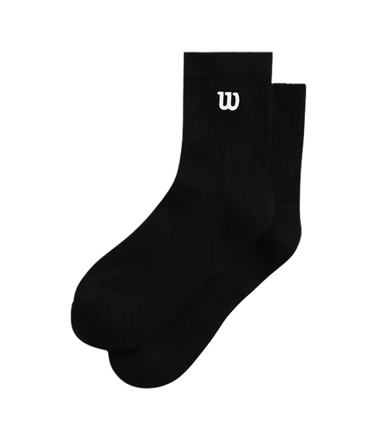 Socks Wilson Quarter Top Bright Black 2025