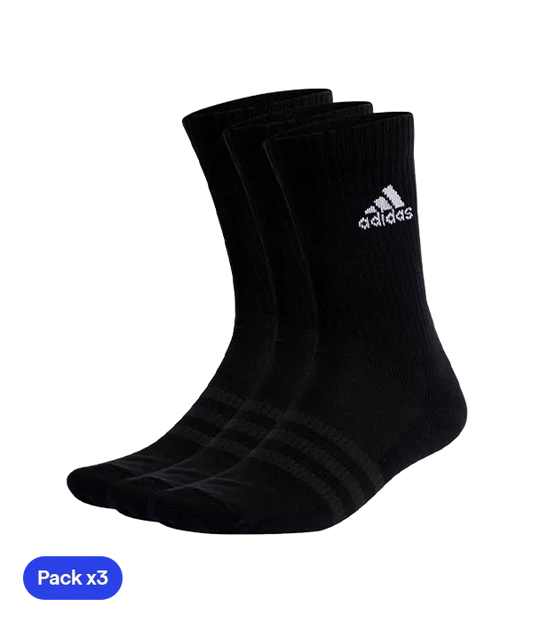 Socks Adidas Clásicos Negro (Pack x3)
