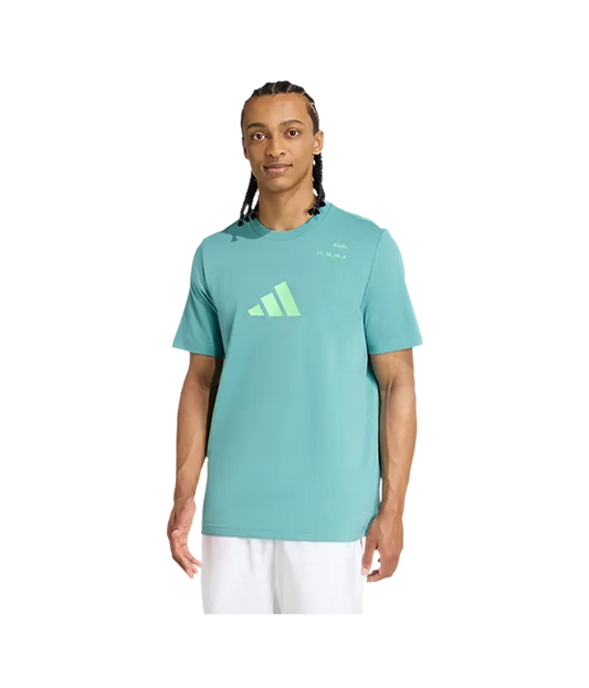 Camiseta Adidas Padel CAT GT Verde 2025