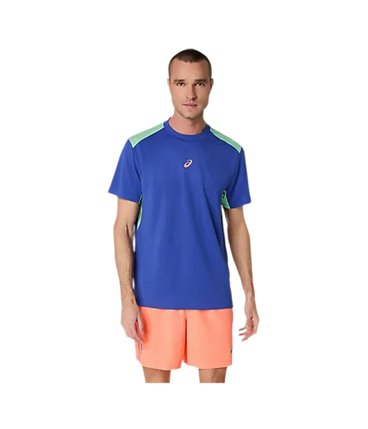 Camiseta Asics Padel Court SS Dark Cobalt/Menthol 2025