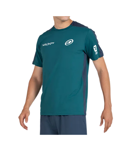 Camiseta Bullpadel Paquito Verde Oscuro 2025