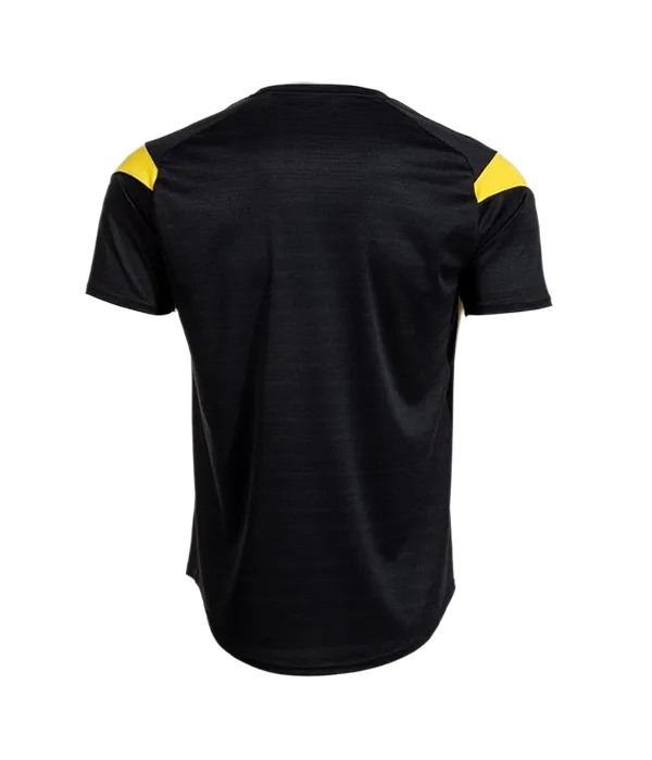 Camiseta Joma Montreal Negro/Amarillo/White 2025
