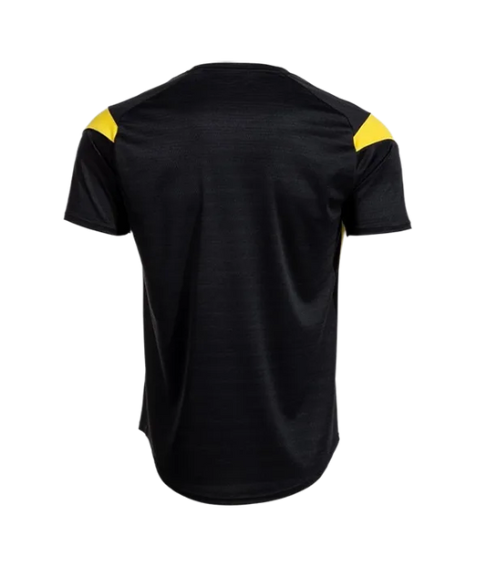 Camiseta Joma Montreal Negro/Amarillo/White 2025