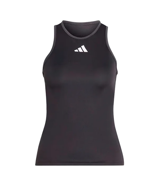 Camiseta Tirantes Adidas Club Negro Mujer