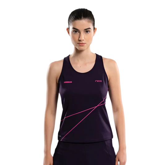 Camiseta de Tirantes NOX Pro Woman Blackberry