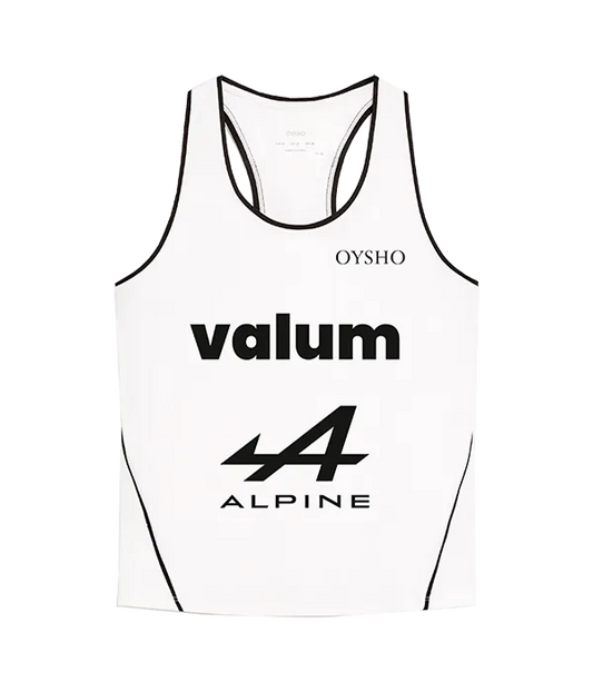 Camiseta Oysho Alejandra Salazar Blanca 2025