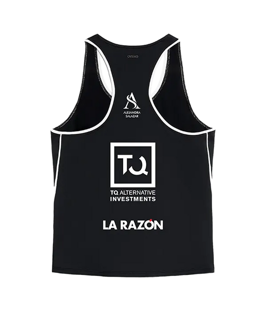 Camiseta Oysho Alejandra Salazar Negra 2025