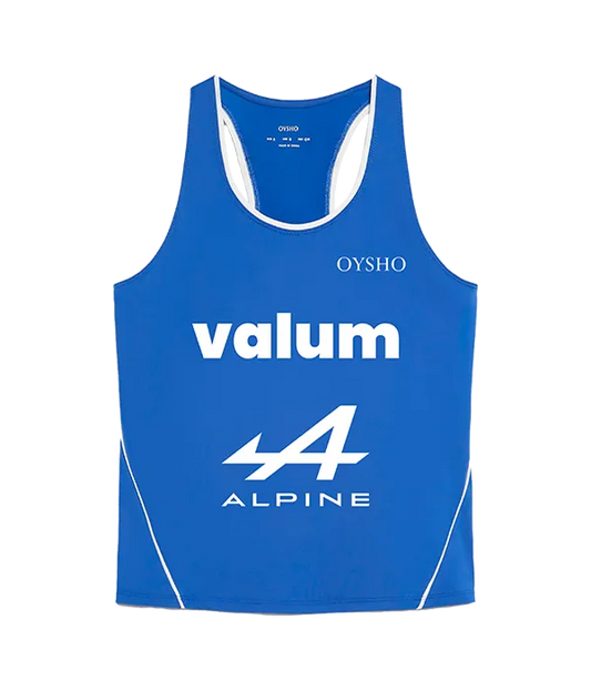 Camiseta Oysho Alejandra Salazar Azul 2025