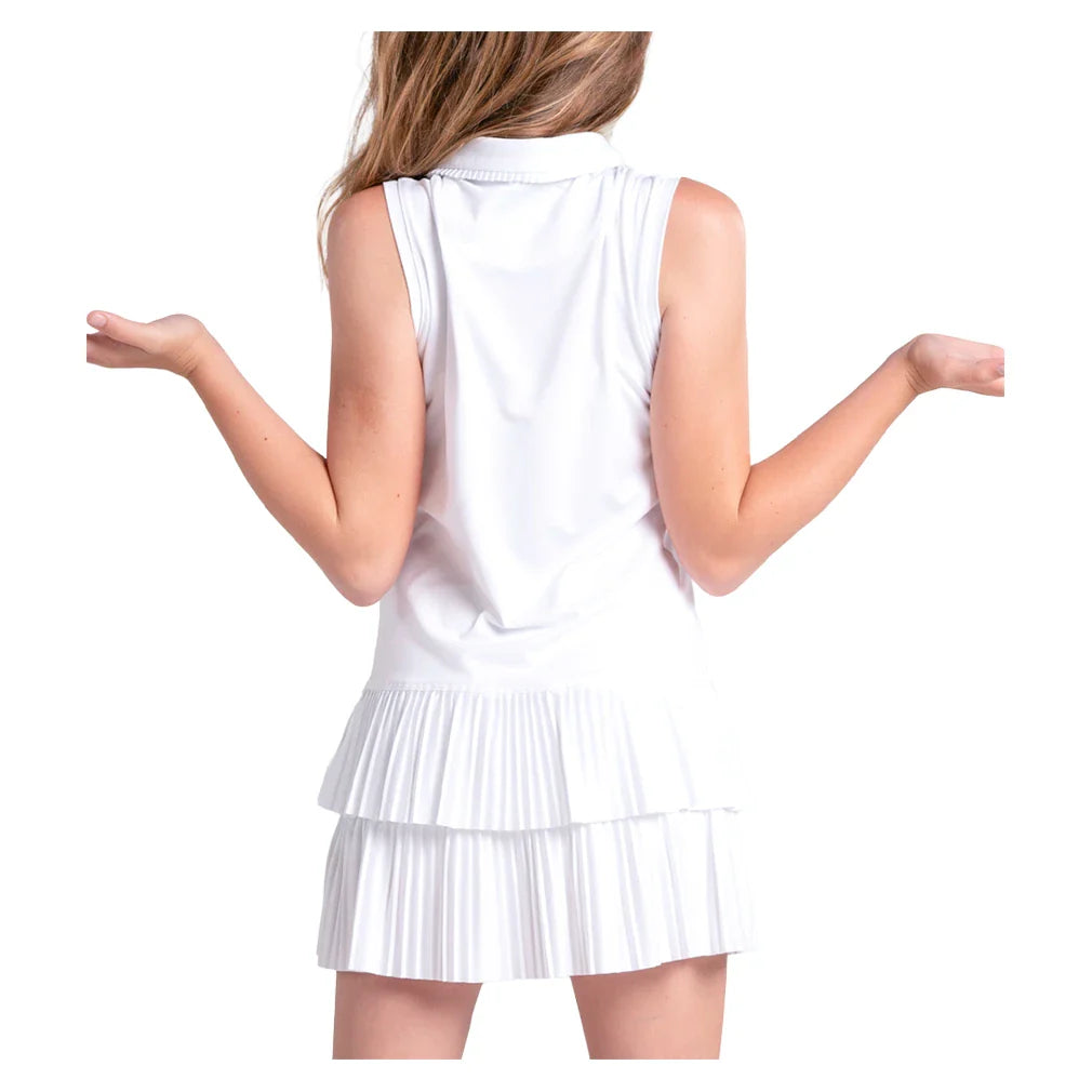 Girls' Match Pleated Polo Tennis Dress