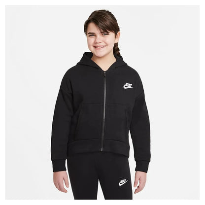 Girls' Sportswear Club Fleece Full-Zip Hoodie