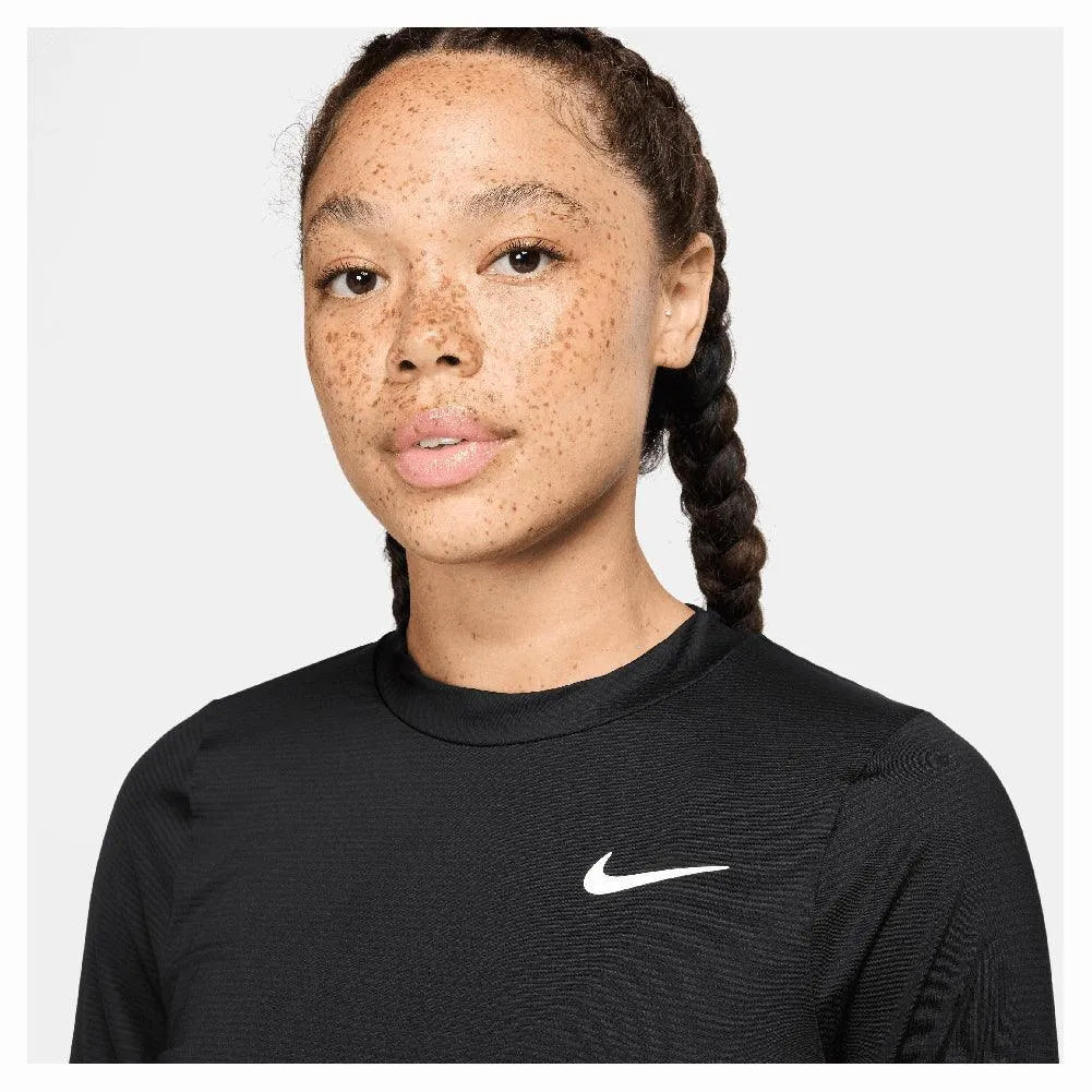Women's Dri-Fit Victory Long Sleeve Print Tennis Top