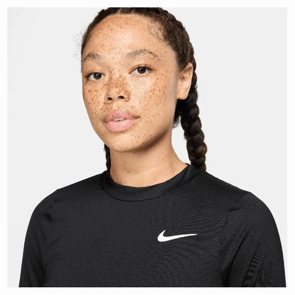 Women's Dri-Fit Victory Long Sleeve Print Tennis Top